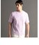 シャドーチェック ニットTシャツ