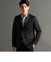 DELEGANT メランジジャージ セットアップジャケット