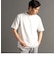 メランジジャカード モックネックTシャツ