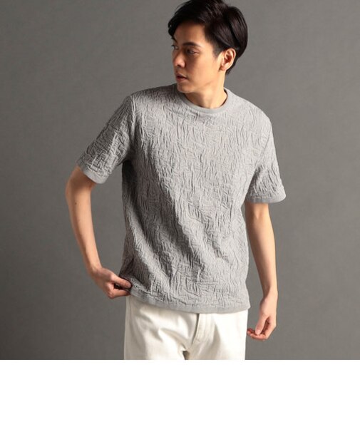 リンクスボタニカル 半袖ニットTシャツ