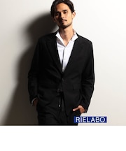 【RIELABO】レザーライクジャージ ジャケット
