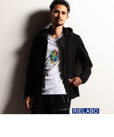 【24年モデル EC限定再販売】【RIELABO】ボンディングスタンドブルゾン