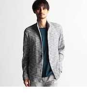 メランジワッフルカットジャケット