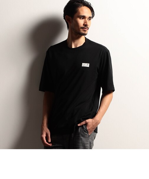 【RIELABO】ロゴプリント 半袖クルーネックTシャツ