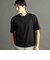メランジジャカード リラックスフィット クルーネックTシャツ