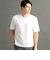 グラフィックジャカード VネックTシャツ