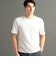 グラフィックジャカード クルーネックニットTシャツ