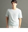 グラフィックジャカード クルーネックニットTシャツ