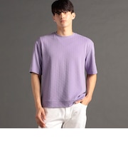 グラフィックジャカード クルーネックTシャツ