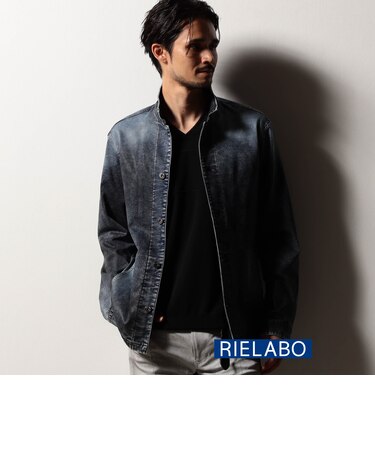 【RIELABO】アラカルト ニットライクデニムGシャツ