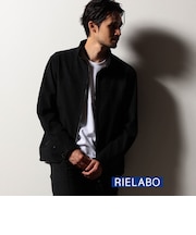【RIELABO】レザーライクジャージ ブルゾン