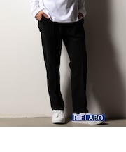 【RIELABO】レザーライクジャージ イージーパンツ
