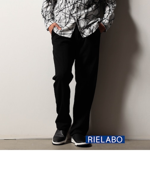 【RIELABO】Wフェイスカノコジャカードパンツ