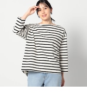 【日本製】デラヴェ長袖Tシャツ ボーダーシーズンカラー