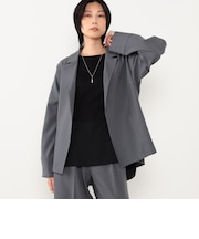 ショート丈トッパー風ジャケット