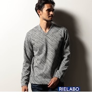 【RIELABO】アラカルトパターン ドレスＶネックカットソー