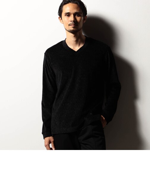 【RIELABO】カットコーデュロイ Vネックプルオーバー