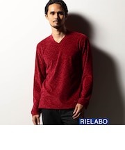 【RIELABO】カットコーデュロイ Ｖネックプルオーバー