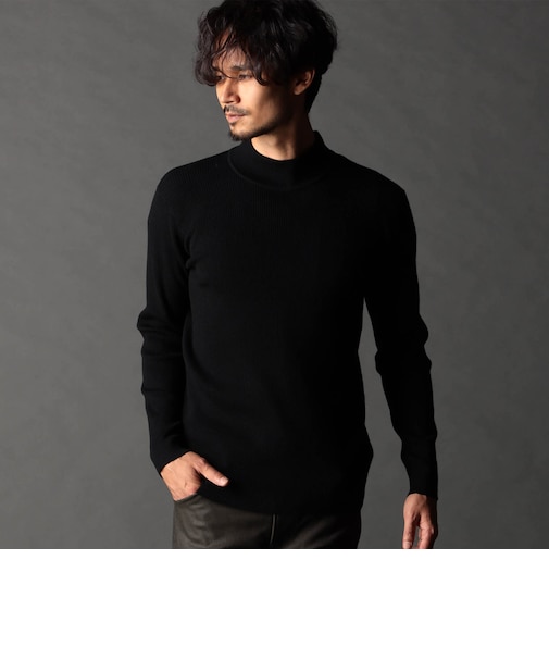 【25年モデル EC限定再販売】12G リブハイネックニット