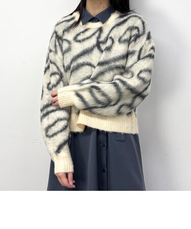 シャギージャガードプルオーバー