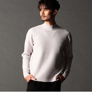 【25年モデル EC限定再販売】リンクスバスケットモックネックニット