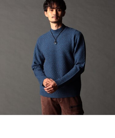 【25年モデル EC限定再販売】リンクスバスケットモックネックニット
