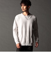 【25年モデル EC限定再販売】モールチェックジャカード プルオーバーニット