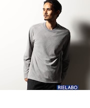 【RIELABO】パイルジャカード クルーネックプルオーバー