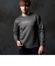 ストレッチポンチジェルプリント長袖Tシャツ