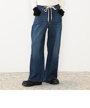 ドロストワイドデニムパンツ