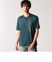 メタルジェルプリント半袖Tシャツ