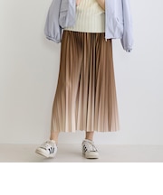 グラデーションプリーツスカート