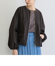 ZIPバルーンブルゾン
