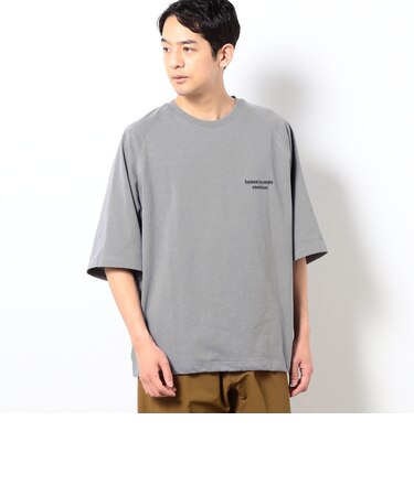 【NANGA別注】バックプリントドローコードTシャツ