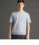 メランジジャカード クルーネックレギュラーフィットTシャツ