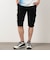 【NICOLE SPORTS】エンボス柄ハーフパンツ