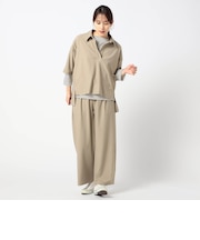 【セットアップ】キーネックプルオーバー+パンツ