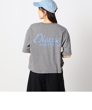 【DISCUS別注】袖ロールアップバックプリントTシャツ