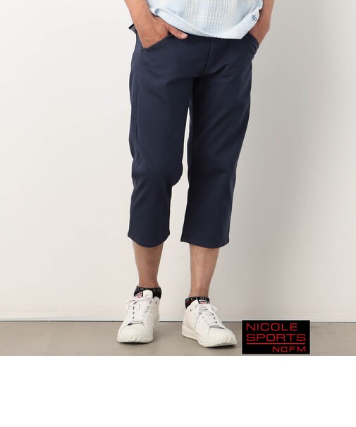 【NICOLE SPORTS】シャンブレークロップドパンツ