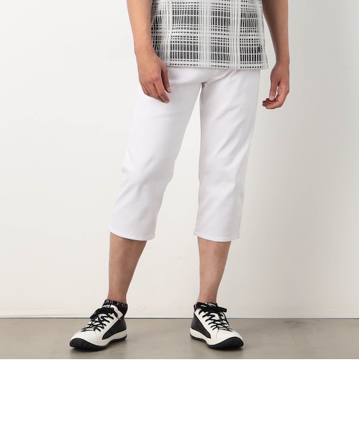 【NICOLE SPORTS】シャンブレークロップドパンツ