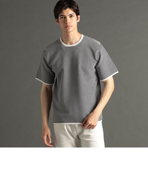 ラギッドワッフル リラックスフィットクルーネックTシャツ