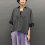 シアーミックススキッパーシャツ