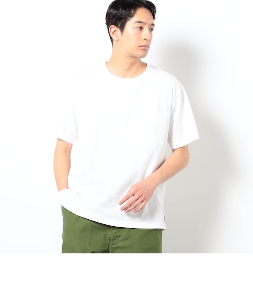 サイドスリット レイヤードロングTシャツ