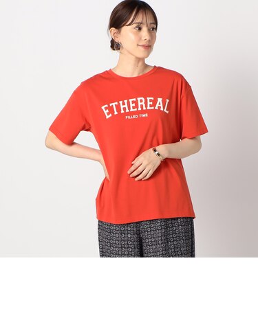 接触冷感 フロッキーロゴ Tシャツ