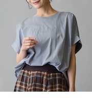 コクーンタックロゴ刺繍プルオーバー