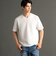 ウエーブタックジャカード VネックTシャツ