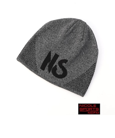 【NICOLE SPORTS】ロゴジャカードビーニー