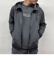 【NICOLE SPORTS】ダンボールニットジップパーカー