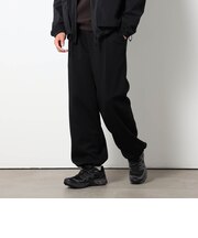 ダンボールニットタックワイドパンツ