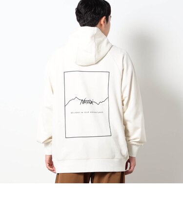 NANGA別注バックプリントフーディ